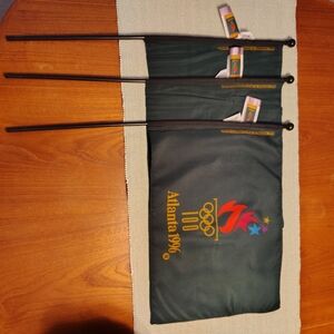 1996 Atlanta Olympic Flag  Bundle Of 3